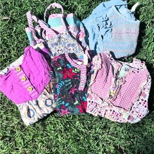 Matilda Jane Lot: size 8 Tops, 3 long sleeves, 1 short sleeved, 1 tank